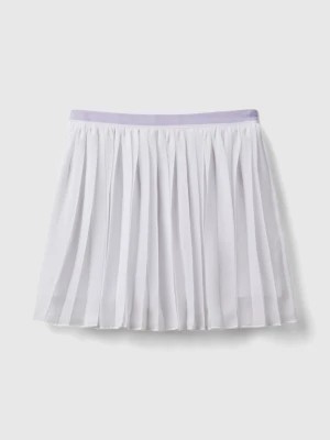 Zdjęcie produktu Benetton, Pleated Skirt, size 2XL, White, Kids United Colors of Benetton