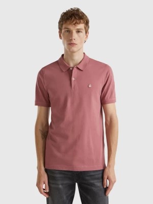 Zdjęcie produktu Benetton, Plum Slim Fit Polo, size XL, Plum, Men United Colors of Benetton