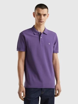 Zdjęcie produktu Benetton, Purple Regular Fit Polo, size XS, Violet, Men United Colors of Benetton