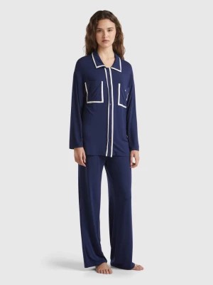 Zdjęcie produktu Benetton, Pyjamas In Modal®, size L, Dark Blue, Women United Colors of Benetton