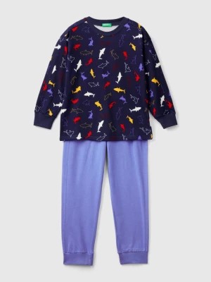 Zdjęcie produktu Benetton, Pyjamas In Warm Cotton, size 2XL, Dark Blue, Kids United Colors of Benetton