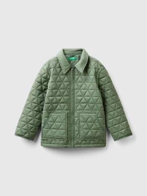 Zdjęcie produktu Benetton, Quilted "rain Defender" Jacket, size 2XL, Light Green, Kids United Colors of Benetton