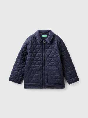 Zdjęcie produktu Benetton, Quilted "rain Defender" Jacket, size L, Dark Blue, Kids United Colors of Benetton