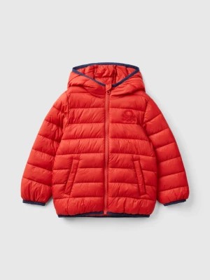 Zdjęcie produktu Benetton, "rain Defender" Jacket In Nylon, size 98, Brick Red, Kids United Colors of Benetton