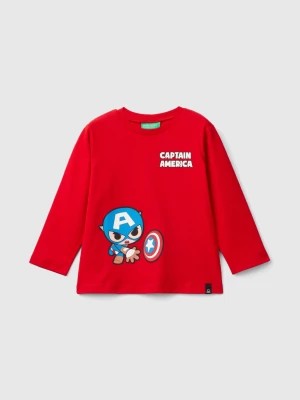 Zdjęcie produktu Benetton, Red ©marvel Captain America T-shirt, size 116, Red, Kids United Colors of Benetton