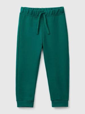 Zdjęcie produktu Benetton, Regular Fit Sweat Joggers, size 104, Dark Green, Kids United Colors of Benetton