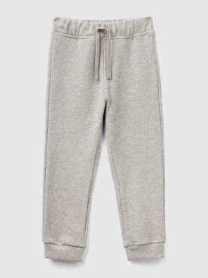 Zdjęcie produktu Benetton, Regular Fit Sweat Joggers, size 104, Light Gray, Kids United Colors of Benetton