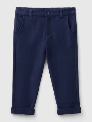 Zdjęcie produktu Benetton, Regular Fit Sweat Trousers, size 110, Dark Blue, Kids United Colors of Benetton