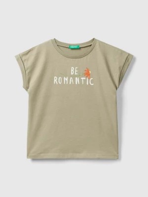 Zdjęcie produktu Benetton, Regular Fit T-shirt In Organic Cotton, size 2XL, Light Green, Kids United Colors of Benetton