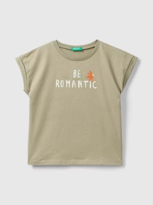 Zdjęcie produktu Benetton, Regular Fit T-shirt In Organic Cotton, size L, Light Green, Kids United Colors of Benetton