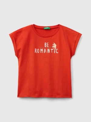 Zdjęcie produktu Benetton, Regular Fit T-shirt In Organic Cotton, size L, Red, Kids United Colors of Benetton