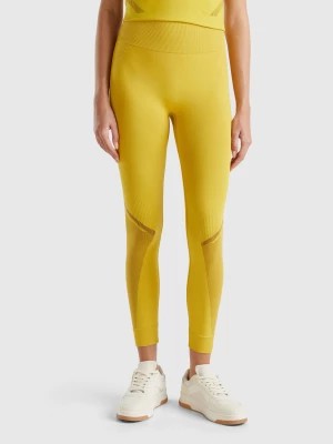 Zdjęcie produktu Benetton, Seamless Sports Leggings, size S, Yellow, Women United Colors of Benetton