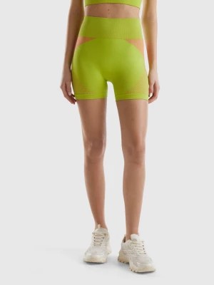 Zdjęcie produktu Benetton, Seamless Sports Shorts, size M, Lime, Women United Colors of Benetton