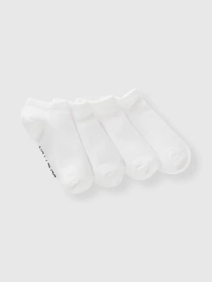 Zdjęcie produktu Benetton, Set Of Very Short Socks, size 20-24, White, Kids United Colors of Benetton