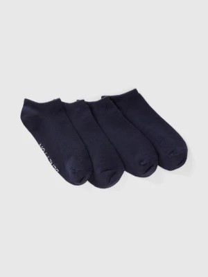 Zdjęcie produktu Benetton, Set Of Very Short Socks, size 30-34, Dark Blue, Kids United Colors of Benetton