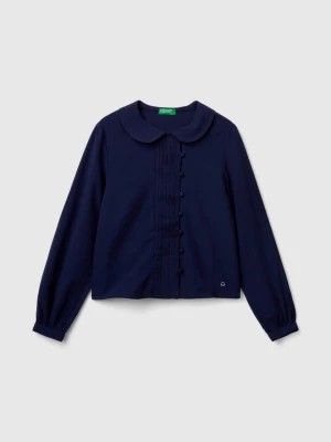 Zdjęcie produktu Benetton, Shirt In Viscose Blend, size 2XL, Dark Blue, Kids United Colors of Benetton