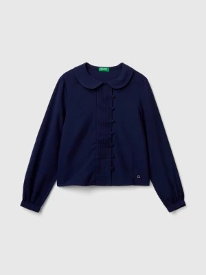 Zdjęcie produktu Benetton, Shirt In Viscose Blend, size XL, Dark Blue, Kids United Colors of Benetton