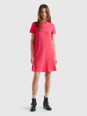 Zdjęcie produktu Benetton, Short Flared Dress, size S, Fuchsia, Women United Colors of Benetton