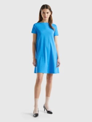 Zdjęcie produktu Benetton, Short Flared Dress, size XXS, Blue, Women United Colors of Benetton