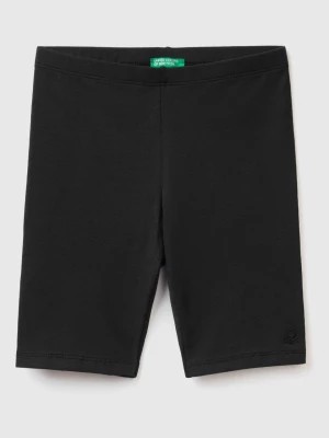 Zdjęcie produktu Benetton, Short Leggings In Stretch Cotton, size 3XL, Black, Kids United Colors of Benetton