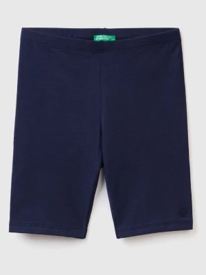 Zdjęcie produktu Benetton, Short Leggings In Stretch Cotton, size M, Dark Blue, Kids United Colors of Benetton