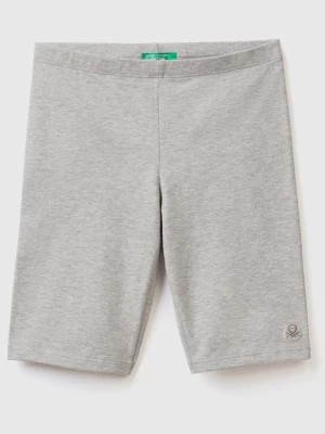 Zdjęcie produktu Benetton, Short Leggings In Stretch Cotton, size M, Light Gray, Kids United Colors of Benetton