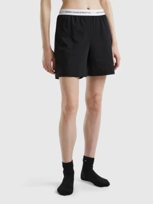Zdjęcie produktu Benetton, Shorts With Logo Elastic, size S, Black, Women United Colors of Benetton