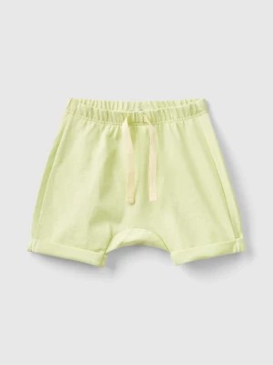 Zdjęcie produktu Benetton, Shorts With Patch On The Back, size 50, Lime, Kids United Colors of Benetton