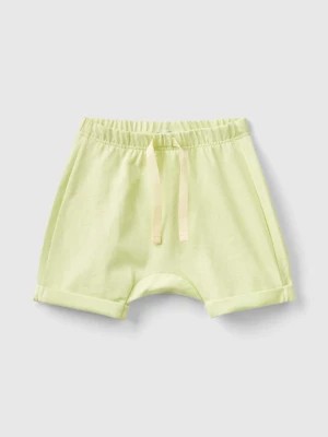 Zdjęcie produktu Benetton, Shorts With Patch On The Back, size 62, Lime, Kids United Colors of Benetton
