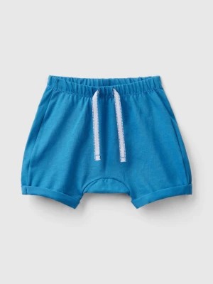Zdjęcie produktu Benetton, Shorts With Patch On The Back, size 68, Blue, Kids United Colors of Benetton