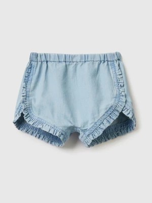 Zdjęcie produktu Benetton, Shorts With Rouches, size 68, Sky Blue, Kids United Colors of Benetton