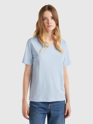 Zdjęcie produktu Benetton, Sky Blue Short Sleeve T-shirt, size XL, Sky Blue, Women United Colors of Benetton