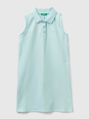Zdjęcie produktu Benetton, Sleeveless Polo-style Dress, size 3XL, Aqua, Kids United Colors of Benetton