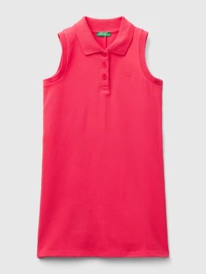 Zdjęcie produktu Benetton, Sleeveless Polo-style Dress, size L, Fuchsia, Kids United Colors of Benetton