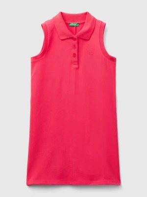 Zdjęcie produktu Benetton, Sleeveless Polo-style Dress, size XL, Fuchsia, Kids United Colors of Benetton