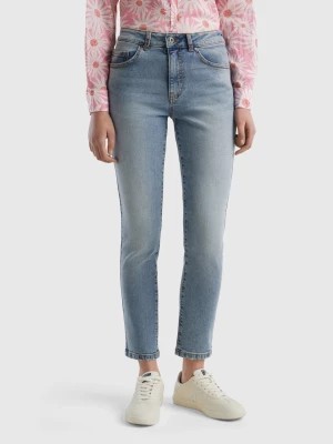 Zdjęcie produktu Benetton, Slim Fit High-waisted Jeans, size 26, Light Blue, Women United Colors of Benetton