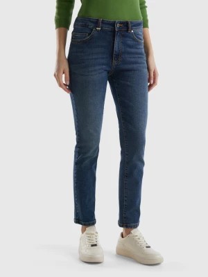 Zdjęcie produktu Benetton, Slim Fit High-waisted Jeans, size 31, Blue, Women United Colors of Benetton