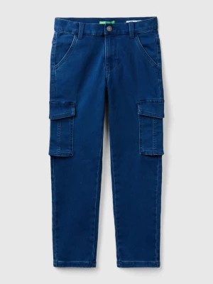 Zdjęcie produktu Benetton, Slim Fit Jeans With Big Pockets, size 3XL, Blue, Kids United Colors of Benetton