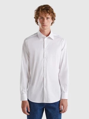 Zdjęcie produktu Benetton, Slim Fit Shirt, size L, White, Men United Colors of Benetton