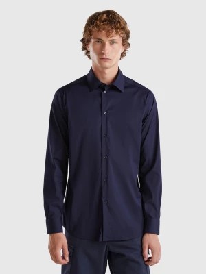 Zdjęcie produktu Benetton, Slim Fit Shirt, size XL, Dark Blue, Men United Colors of Benetton