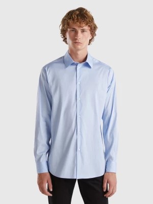 Zdjęcie produktu Benetton, Slim Fit Shirt, size XXXL, Light Blue, Men United Colors of Benetton