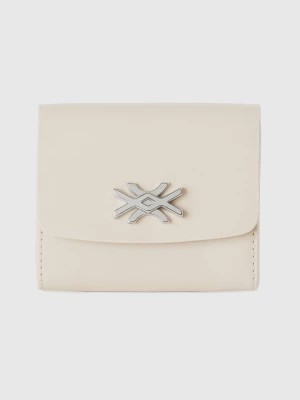 Zdjęcie produktu Benetton, Small Wallet In Imitation Leather, size OS, Creamy White, Women United Colors of Benetton