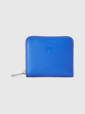 Zdjęcie produktu Benetton, Small Zip Wallet, size OS, Bright Blue, Women United Colors of Benetton