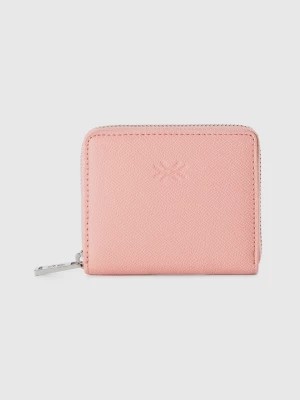 Zdjęcie produktu Benetton, Small Zip Wallet, size OS, Pink, Women United Colors of Benetton