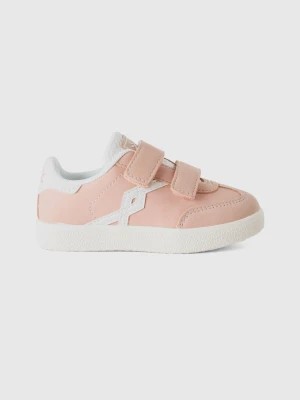 Zdjęcie produktu Benetton, Sneakers In Imitation Leather, size 27, Soft Pink, Kids United Colors of Benetton