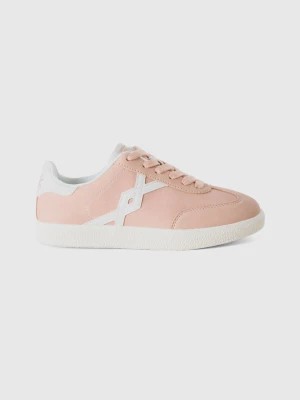 Zdjęcie produktu Benetton, Sneakers In Imitation Leather, size 33, Soft Pink, Kids United Colors of Benetton