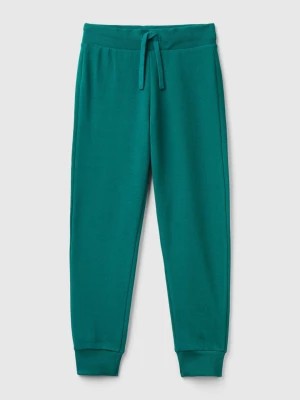 Zdjęcie produktu Benetton, Sporty Trousers With Drawstring, size 2XL, Dark Green, Kids United Colors of Benetton