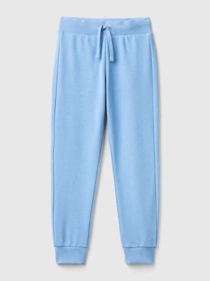 Zdjęcie produktu Benetton, Sporty Trousers With Drawstring, size M, Light Blue, Kids United Colors of Benetton