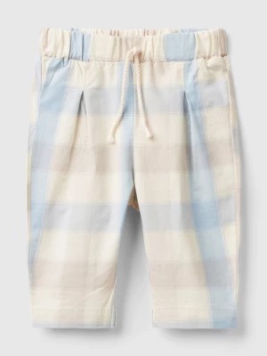 Zdjęcie produktu Benetton, Stretch Check Cotton Pants, size 62, Multi-color, Kids United Colors of Benetton