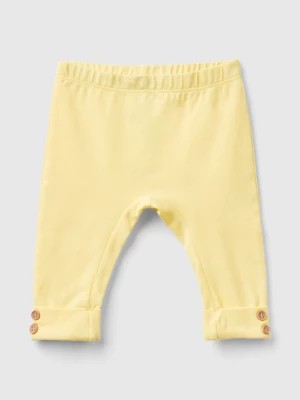 Zdjęcie produktu Benetton, Stretch Cotton Leggings, size 62, Yellow, Kids United Colors of Benetton